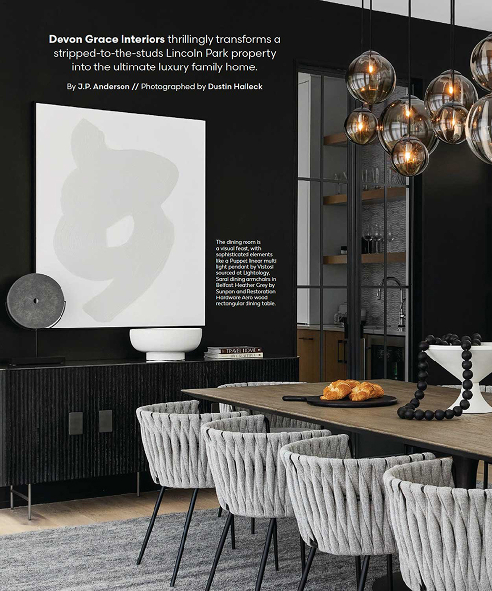 Domain Featured in Modern Luxury Interiors Chicago Magazine