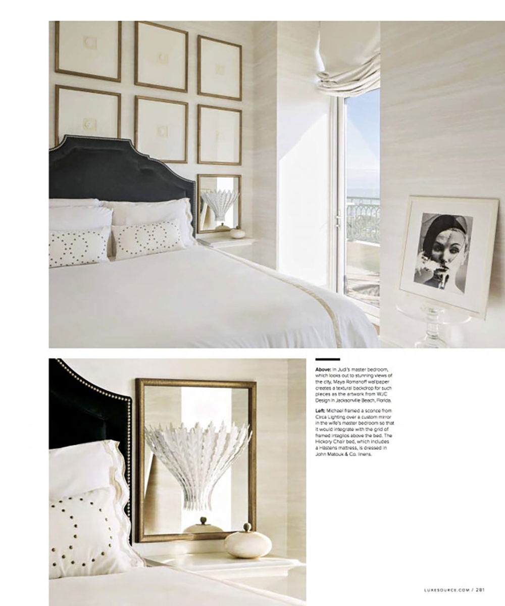 Domain Featured in Luxe Iteriors and Design Magazine