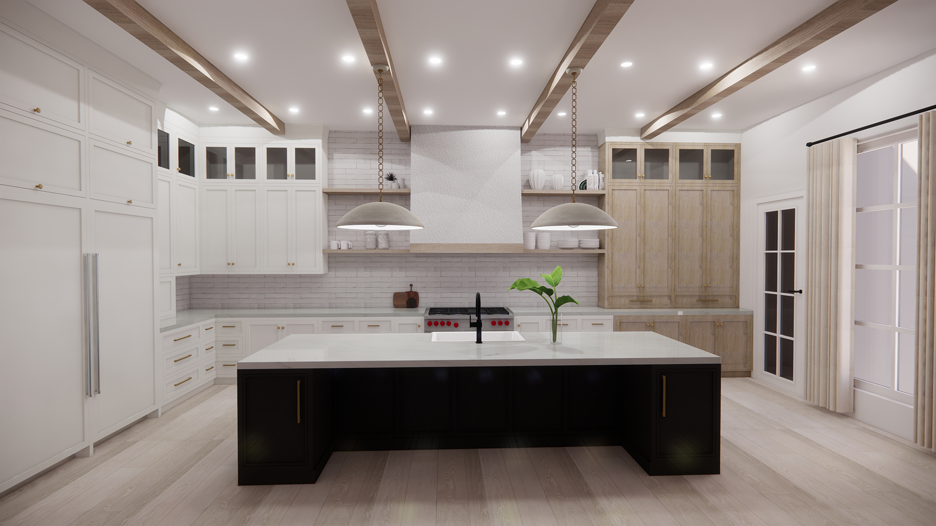 Kitchen Designed and Built by Domain